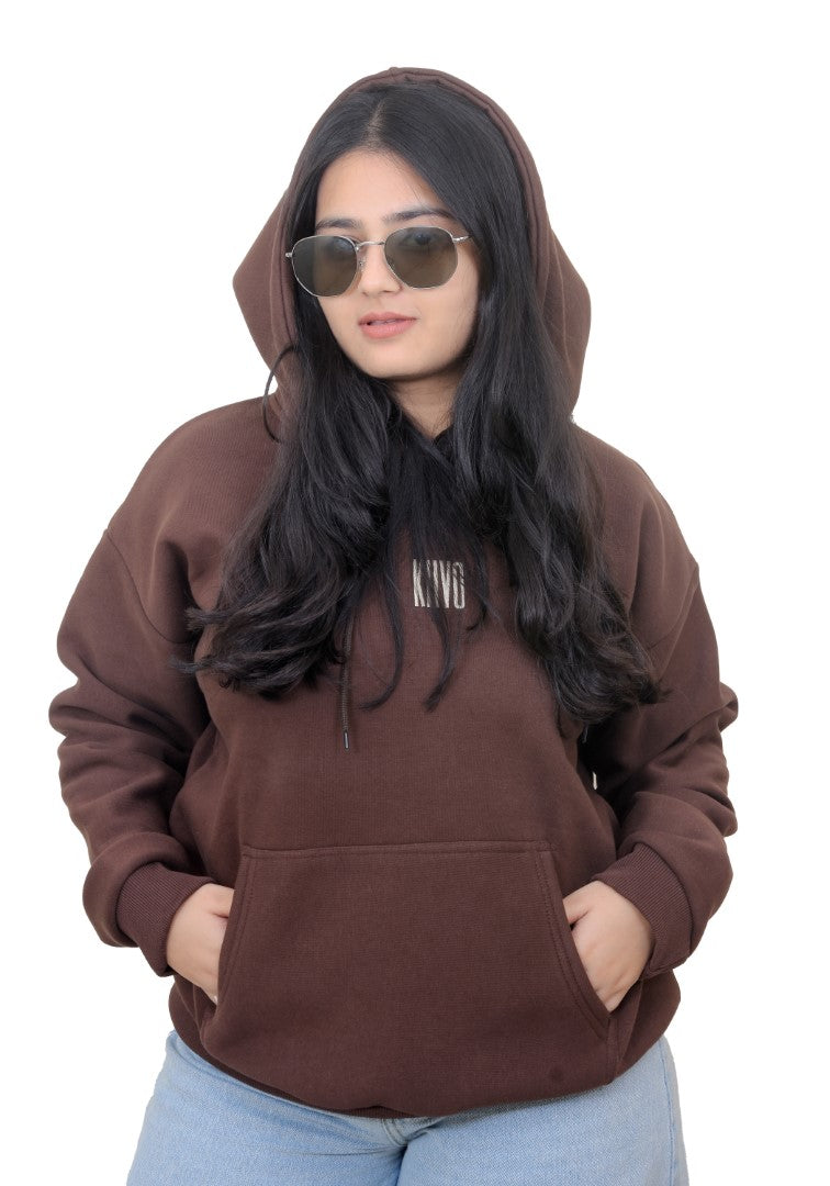 Kiivo Brown Hoodie