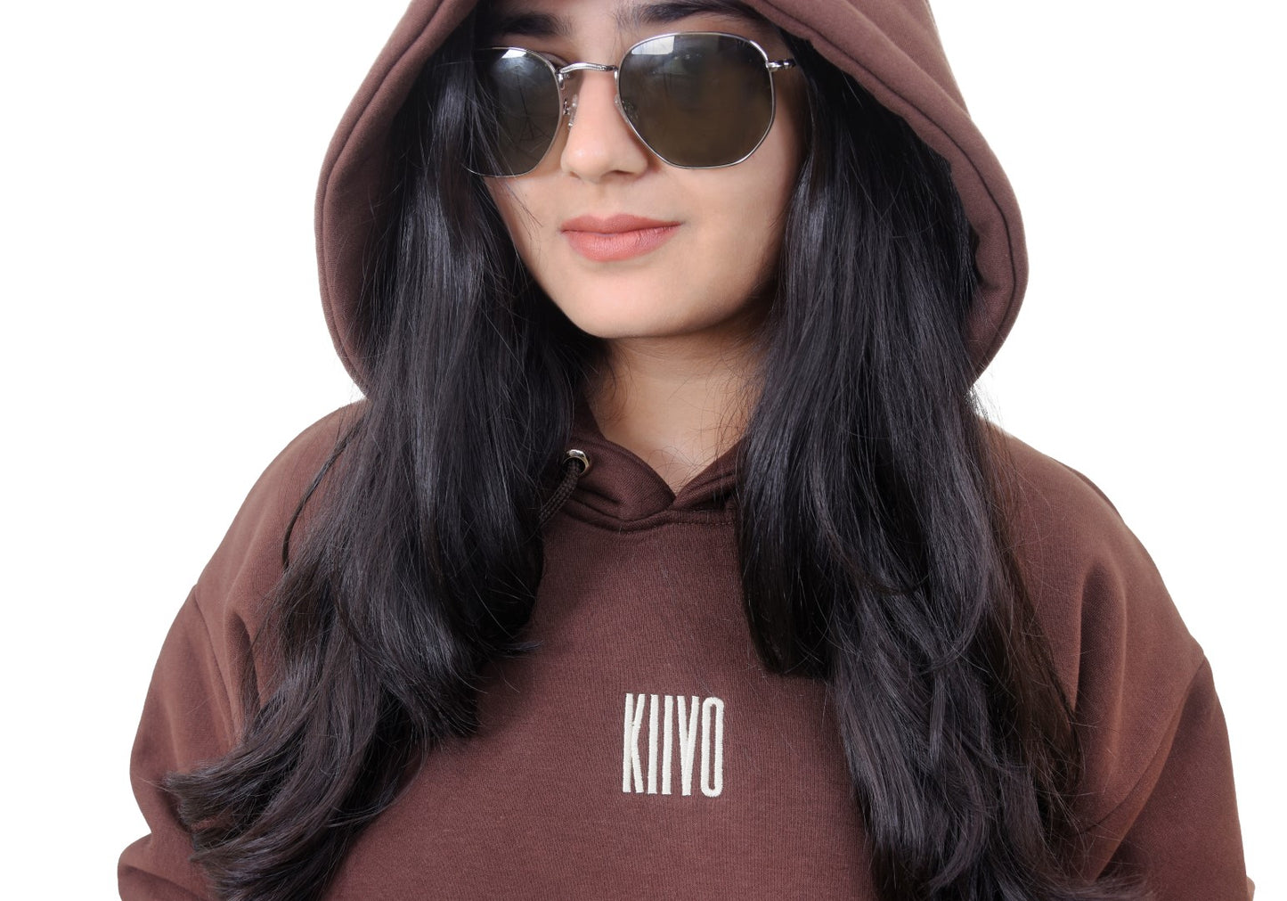 Kiivo Brown Hoodie
