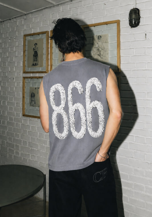 GREY 866 TANK TOP