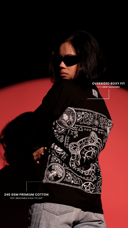 BANDANA-Unisex Oversized T-shirt