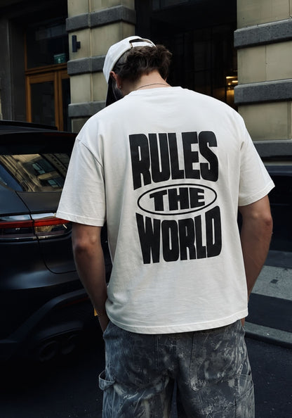 RULES THE WORLD-Oversized T-shirt