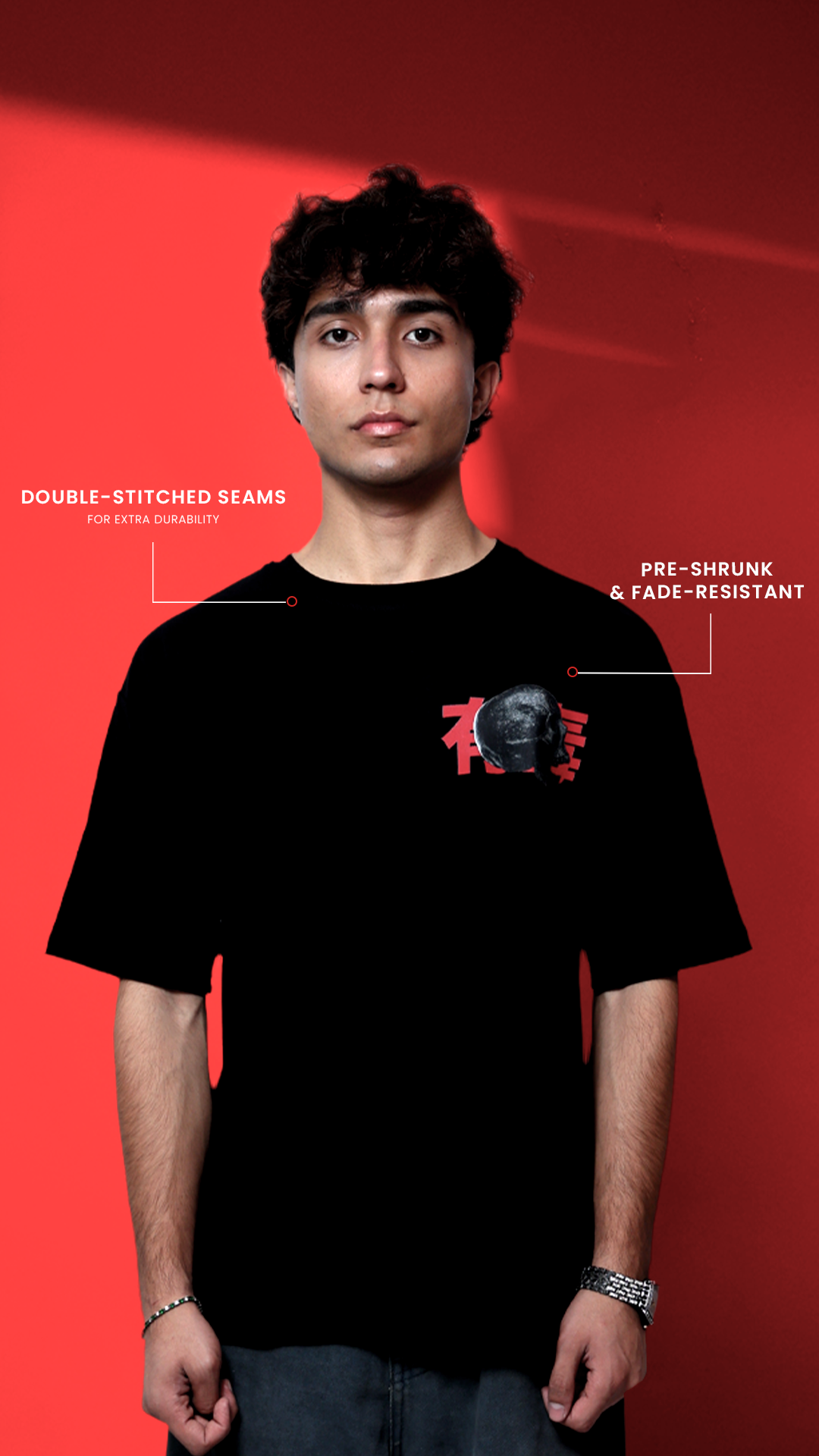 TOXIC-Oversized T-shirt