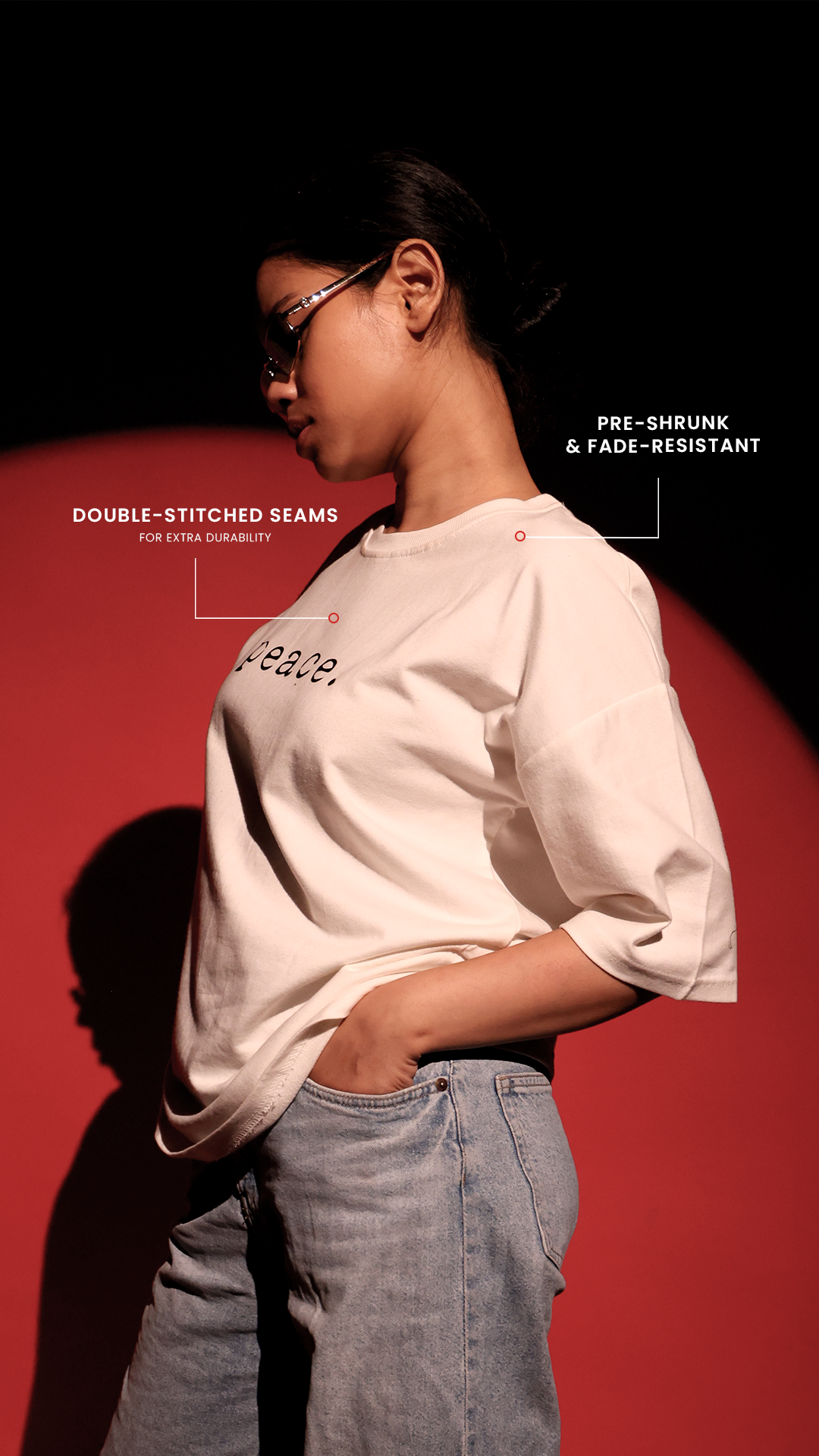 IT IS ALL A PART OF PROCESS-Unisex Oversized T-shirt