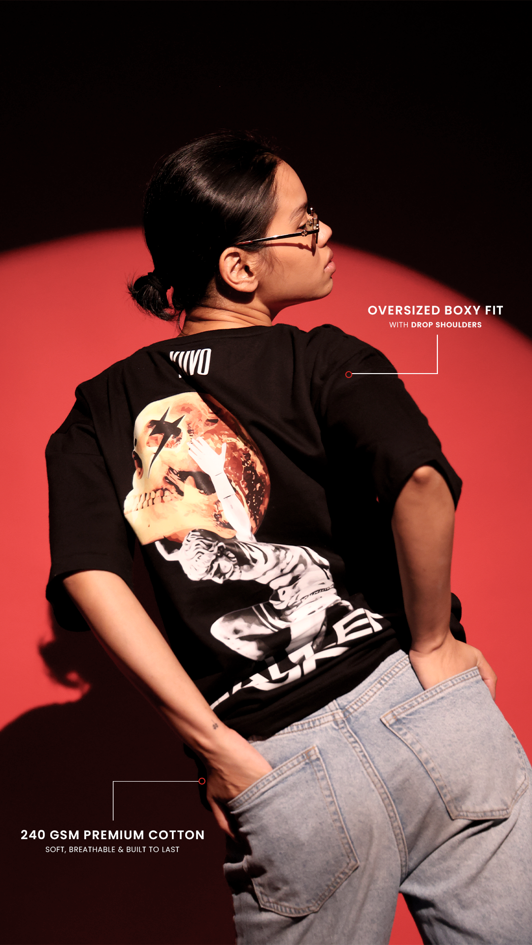 FALLEN GODS-Unisex Oversized T-shirt