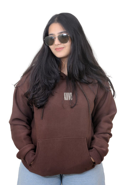 Kiivo Brown Hoodie