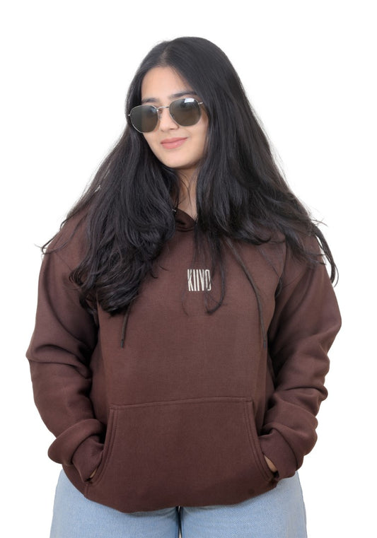 Kiivo Brown Hoodie