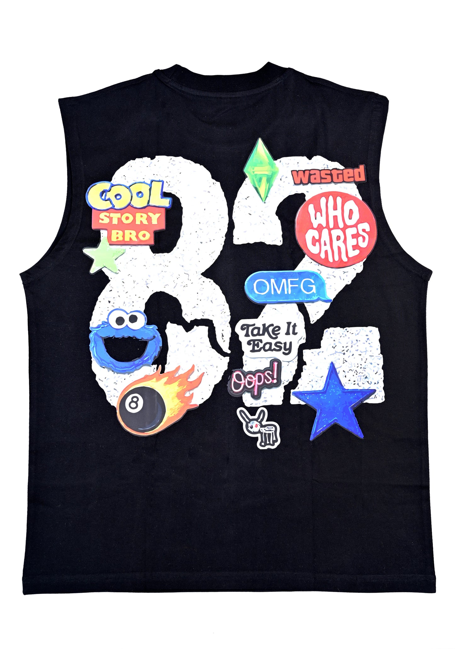 BLACK 82 TANK TOP