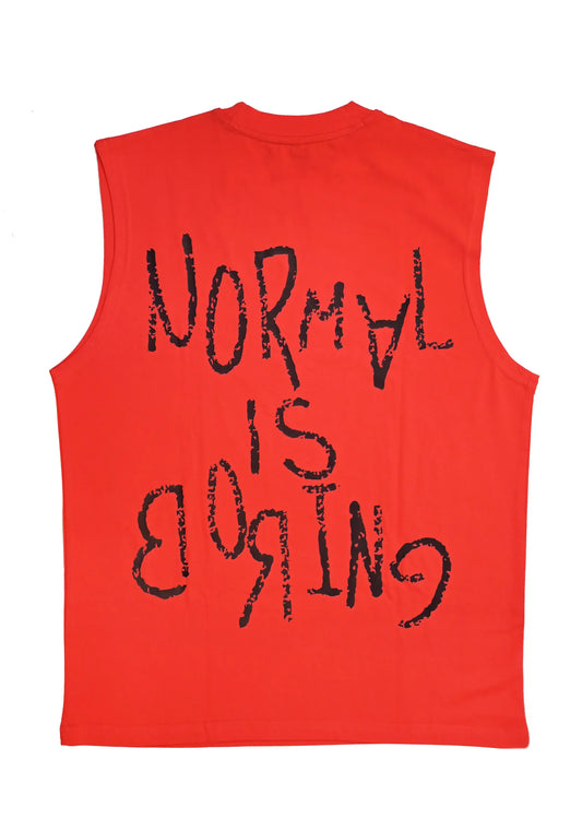 NORMAL IS BORING TANK TOP