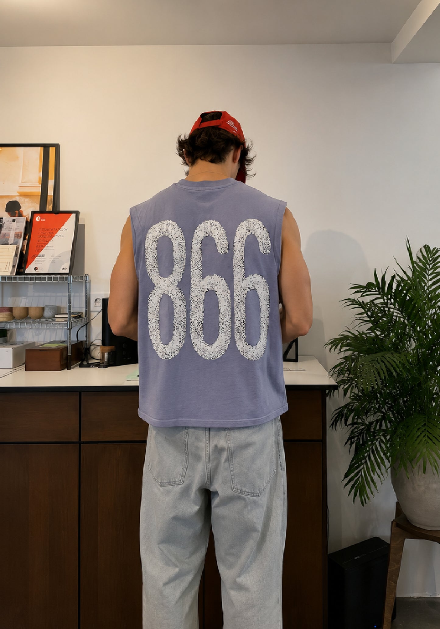 GREY 866 TANK TOP