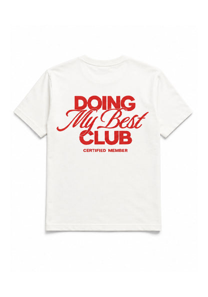 DOING MY BEST CLUB-Oversized T-shirt