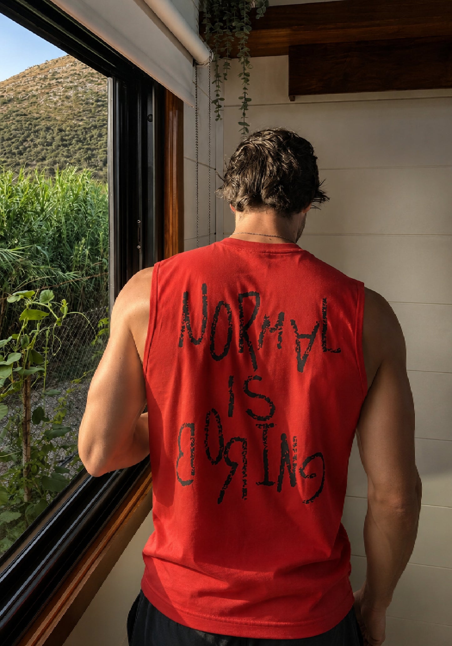NORMAL IS BORING TANK TOP