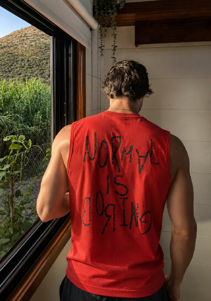 NORMAL IS BORING TANK TOP