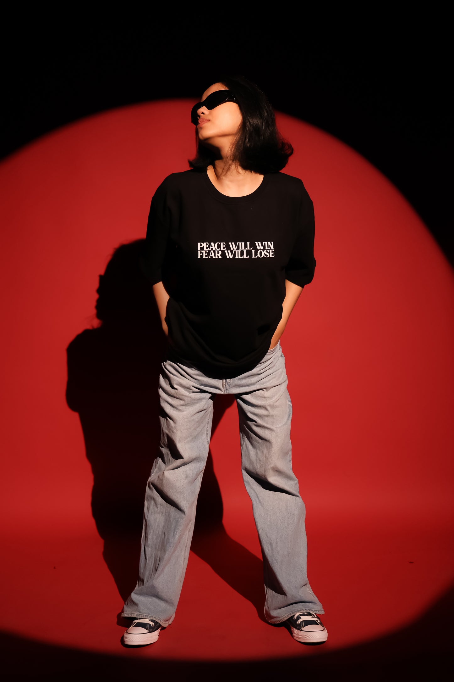 PEACE-Unisex Oversized T-shirt