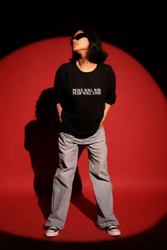 PEACE-Unisex Oversized T-shirt