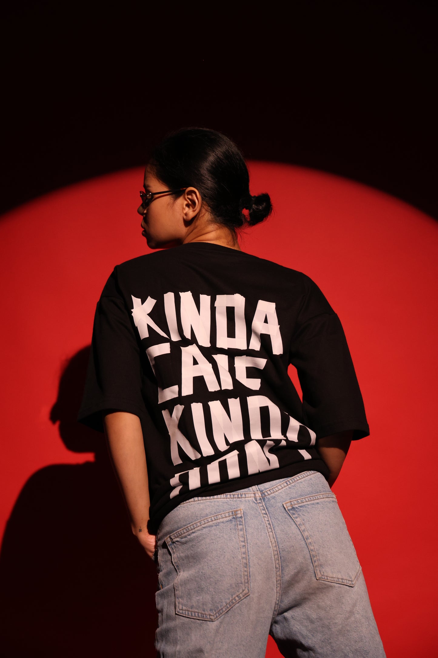 KINDA CARE KINDA DON’T-Unisex Oversized T-shirt