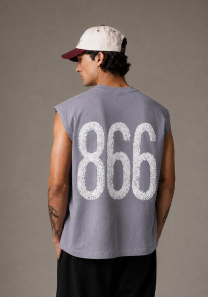GREY 866 TANK TOP