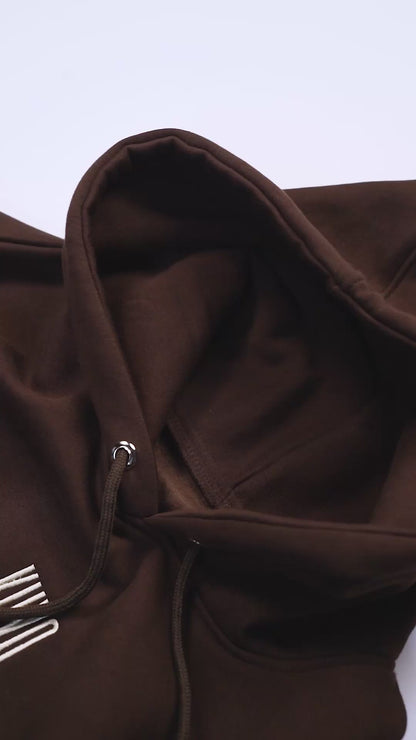 Brown Oversized hoodie